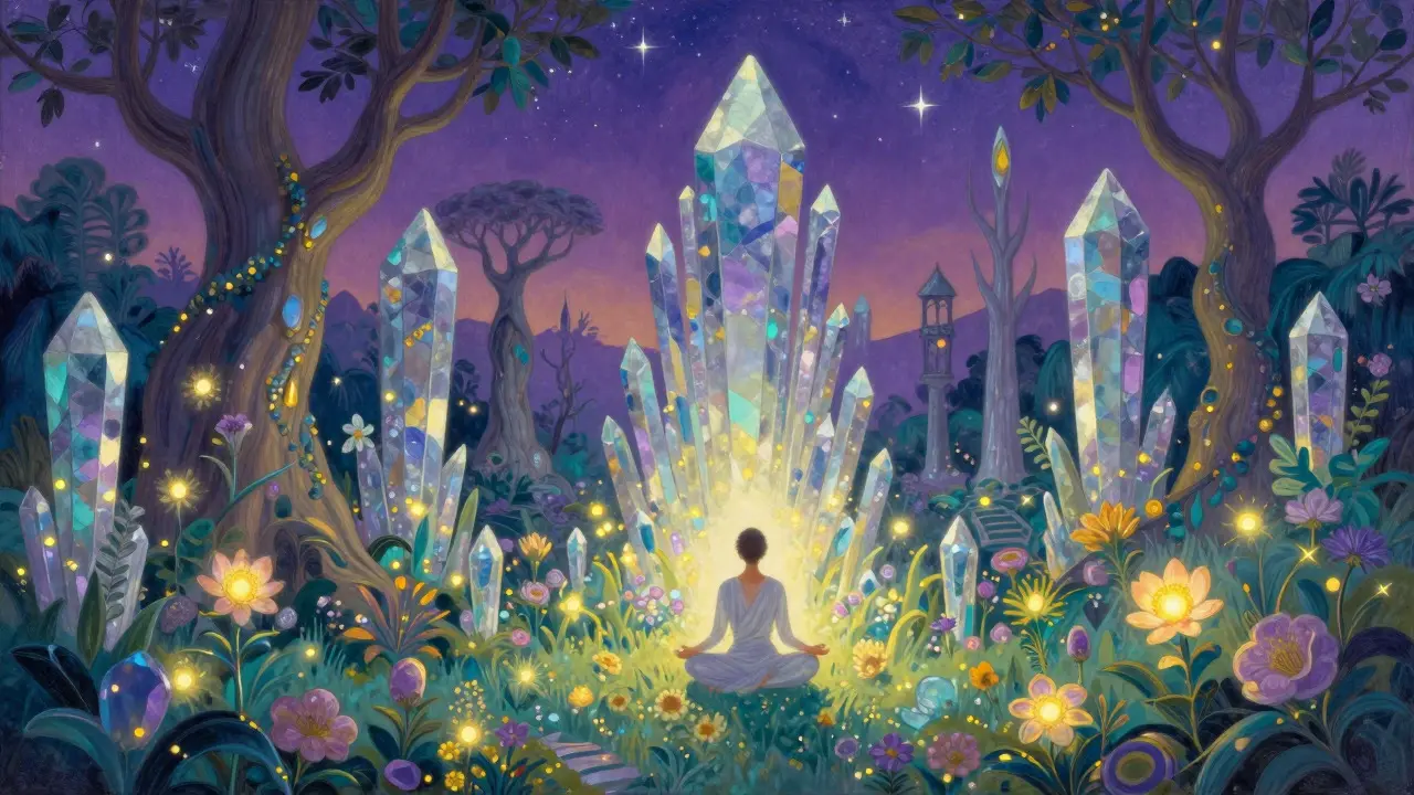 Fantastická zahrada jako bezpečný útočiště pro meditaci a klid